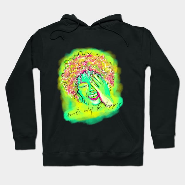 Woman smile happiness Hoodie by Karima Bo